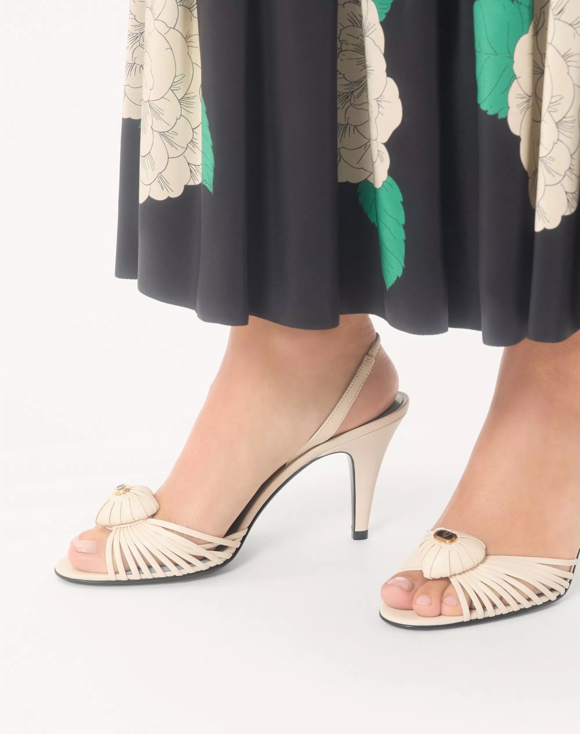 Valentino Sandal Royal In Kidskin 85Mm - Image 7